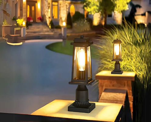 نصب روشنایی ضدآب و چراغ محوطه