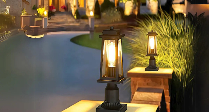 نصب روشنایی ضدآب و چراغ محوطه